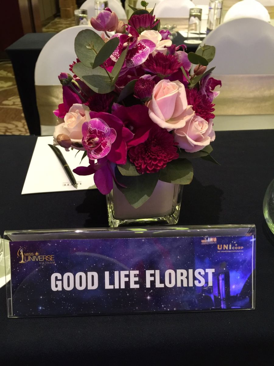 Goodlife Florist - Đồng hành cùng nhan sắc Việt tỏa sáng tại Hoa hậu Hoàn vũ Việt Nam 2017