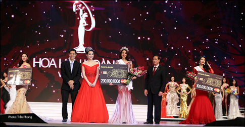Nam A Bank đồng hành cùng cuộc thi Hoa hậu Hoàn vũ Việt Nam 2017