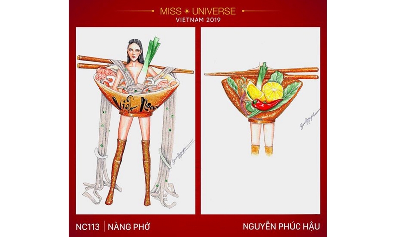 Sau thành công của 'Bánh mì' thì đây là top đồ ngon Việt được đưa lên sân khấu Miss Universe 2019