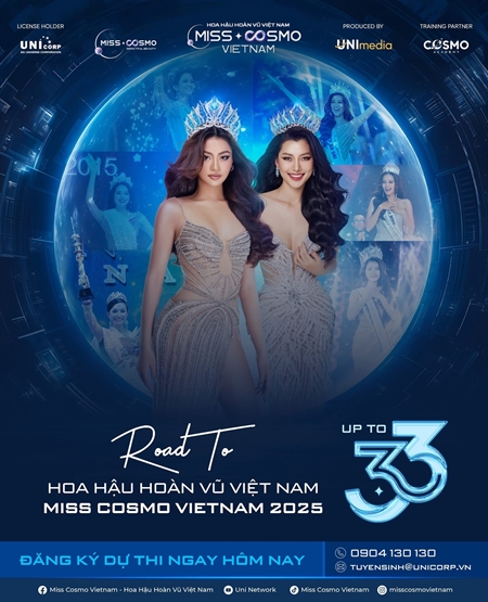 CHÍNH THỨC KHỞI ĐỘNG HOA HẬU HOÀN VŨ VIỆT NAM - MISS COSMO VIETNAM 2025, SẴN SÀNG VIẾT TIẾP NIỀM TỰ HÀO VIỆT NAM TẠI MISS COSMO 2025