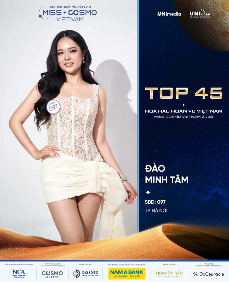 HỌC TRÒ SUPER MENTOR HỒ NGỌC HÀ VÀ SIÊU MẪU ANH THƯ CHÍNH THỨC CÓ MẶT TRONG TOP 45 HOA HẬU HOÀN VŨ VIỆT NAM - MISS COSMO VIETNAM 2025
