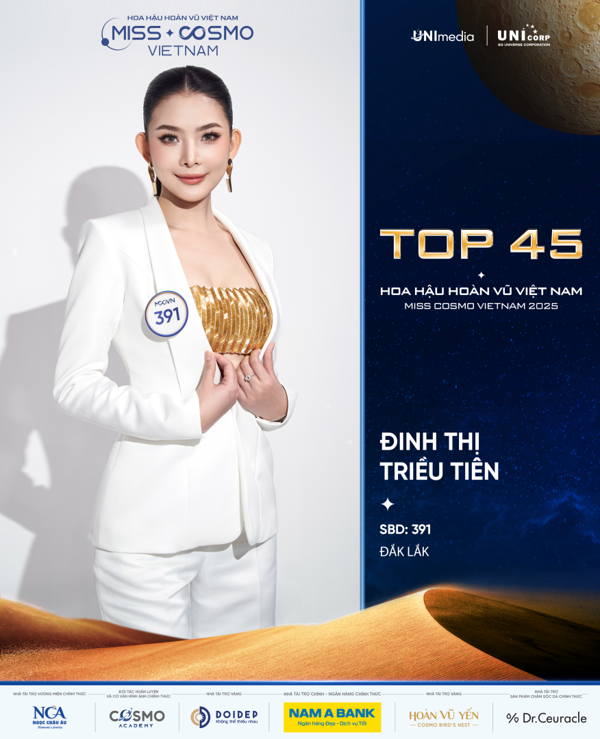 HỌC TRÒ SUPER MENTOR HỒ NGỌC HÀ VÀ SIÊU MẪU ANH THƯ CHÍNH THỨC CÓ MẶT TRONG TOP 45 HOA HẬU HOÀN VŨ VIỆT NAM - MISS COSMO VIETNAM 2025