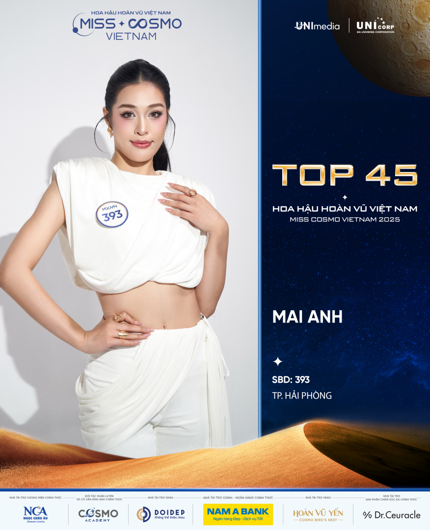 HỌC TRÒ SUPER MENTOR HỒ NGỌC HÀ VÀ SIÊU MẪU ANH THƯ CHÍNH THỨC CÓ MẶT TRONG TOP 45 HOA HẬU HOÀN VŨ VIỆT NAM - MISS COSMO VIETNAM 2025