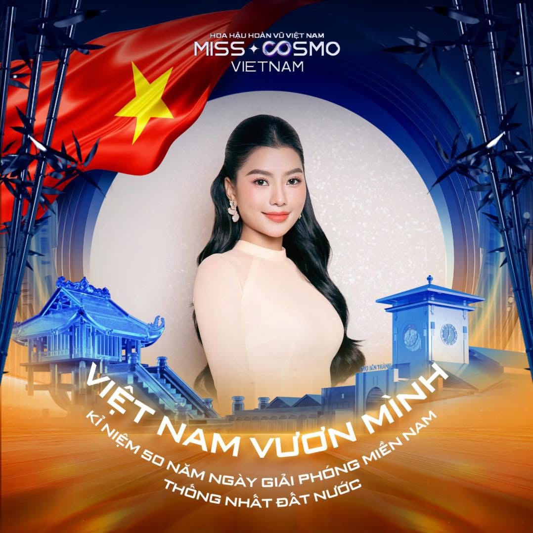 HOA HẬU HOÀN VŨ VIỆT NAM TỰ HÀO GÓP PHẦN LAN TỎA GIÁ TRỊ LỊCH SỬ VÀ TINH THẦN DÂN TỘC NHÂN KỶ NIỆM 50 NĂM NGÀY GIẢI PHÓNG MIỀN NAM, THỐNG NHẤT ĐẤT NƯỚC