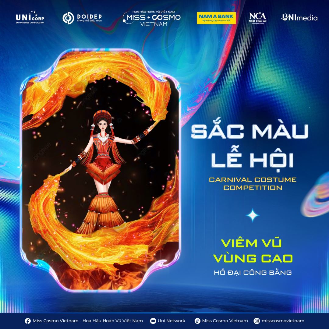 CUỘC THI THIẾT KẾ TRANG PHỤC DIỄU HÀNH - CARNIVAL COSTUME 2025 CÔNG BỐ NHỮNG BÀI THI ĐẦU TIÊN RỰC RỠ SẮC MÀU LỄ HỘI
