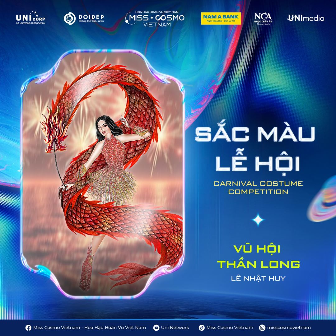 DOANH NHÂN - HOA HẬU HOÀNG THANH NGA, NTK BRIAN VÕ, NTK NGUYỄN MINH CÔNG NGỒI “GHẾ NÓNG” TÌM RA TOP 45 CARNIVAL COSTUME