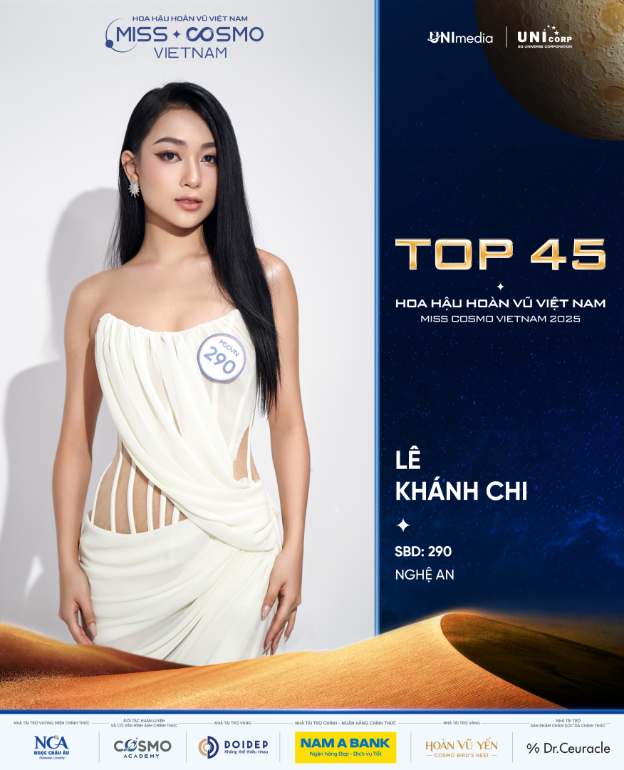 CHÍNH THỨC LỘ DIỆN 10 GƯƠNG MẶT ĐẦU TIÊN CỦA TOP 45 HOA HẬU HOÀN VŨ VIỆT NAM - MISS COSMO VIETNAM 2025