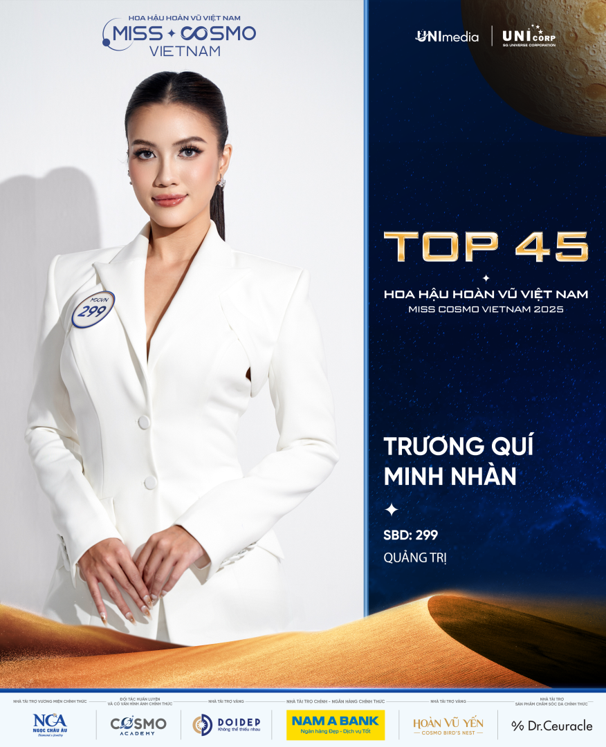 CHÍNH THỨC LỘ DIỆN 10 GƯƠNG MẶT ĐẦU TIÊN CỦA TOP 45 HOA HẬU HOÀN VŨ VIỆT NAM - MISS COSMO VIETNAM 2025