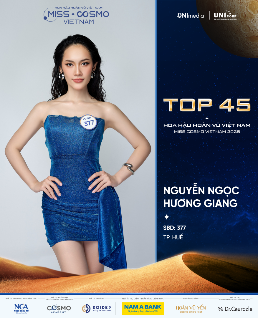 CHÍNH THỨC LỘ DIỆN 10 GƯƠNG MẶT ĐẦU TIÊN CỦA TOP 45 HOA HẬU HOÀN VŨ VIỆT NAM - MISS COSMO VIETNAM 2025