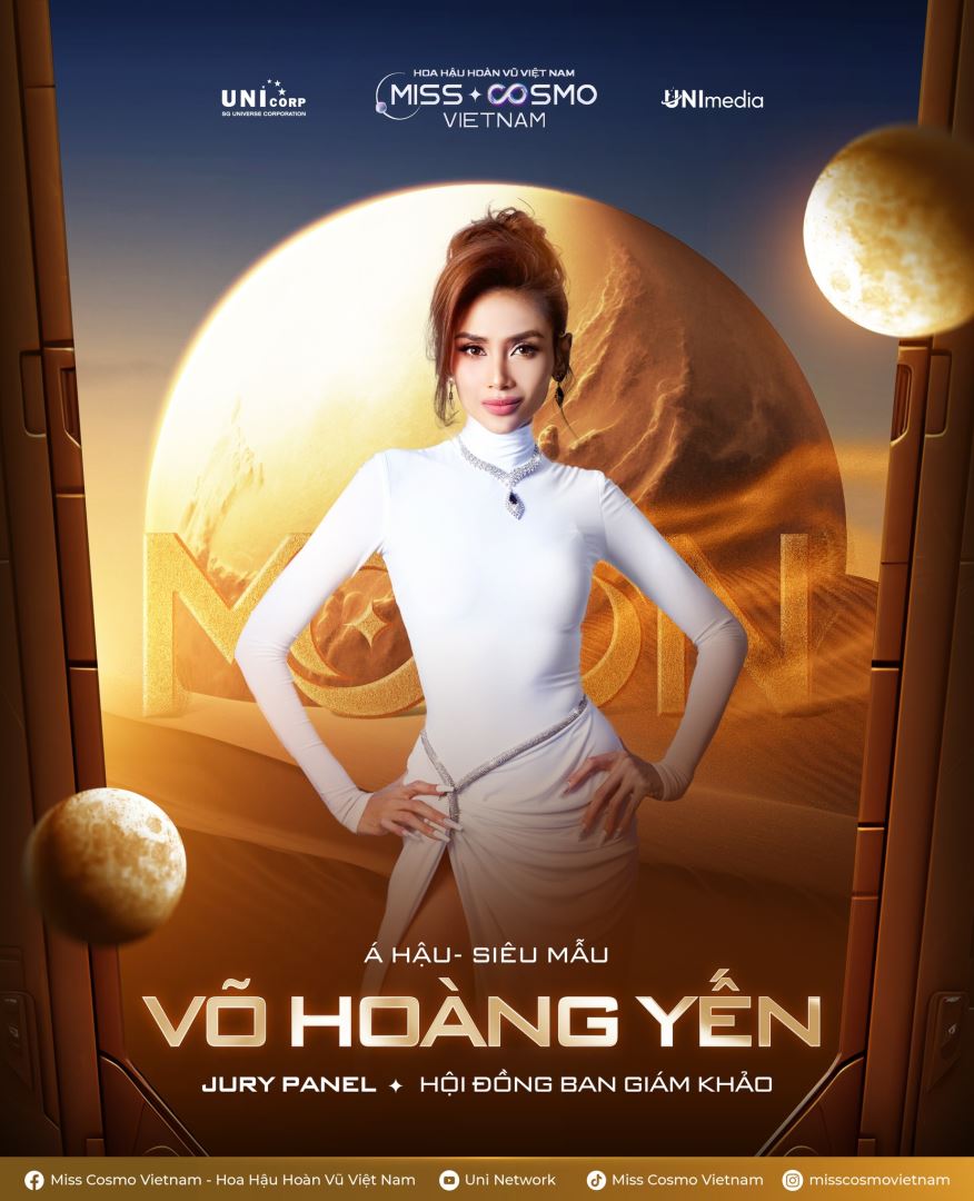 SIÊU MẪU VÕ HOÀNG YẾN - THÀNH VIÊN HỘI ĐỒNG GIÁM KHẢO HOA HẬU HOÀN VŨ VIỆT NAM 2025